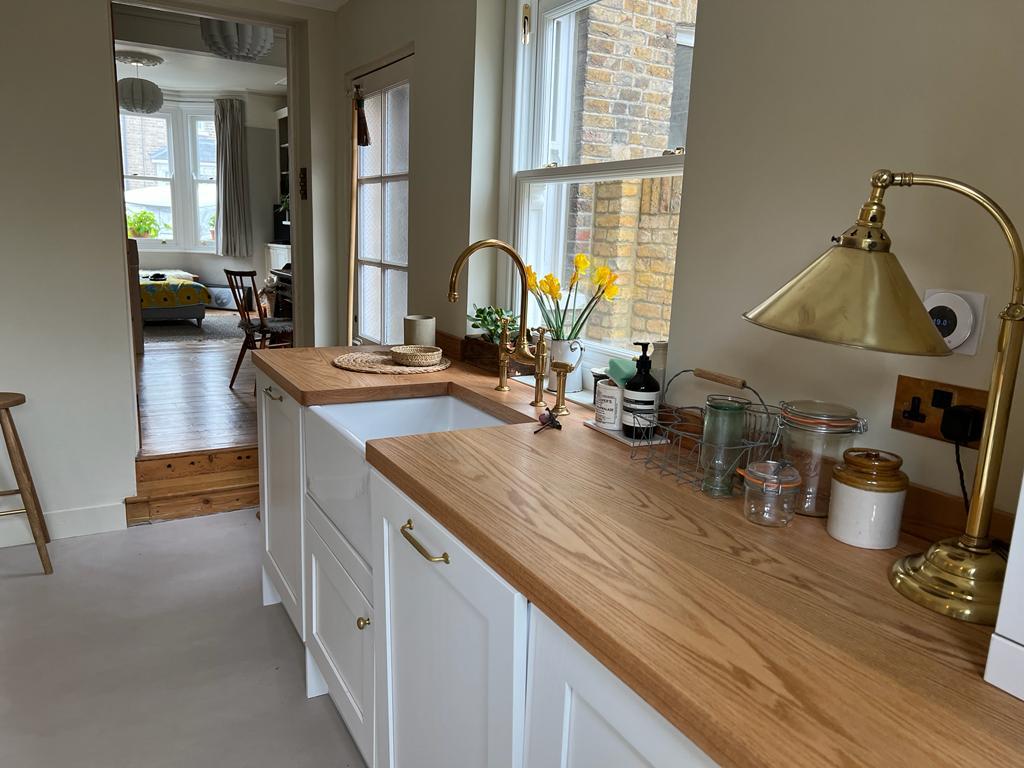 Kitchen renovation on Clairville Gardens, W7