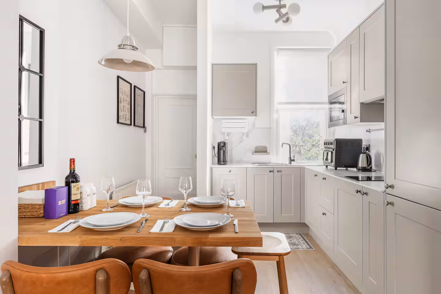 Kitchen renovation at 53A Allitsen Road, NW8